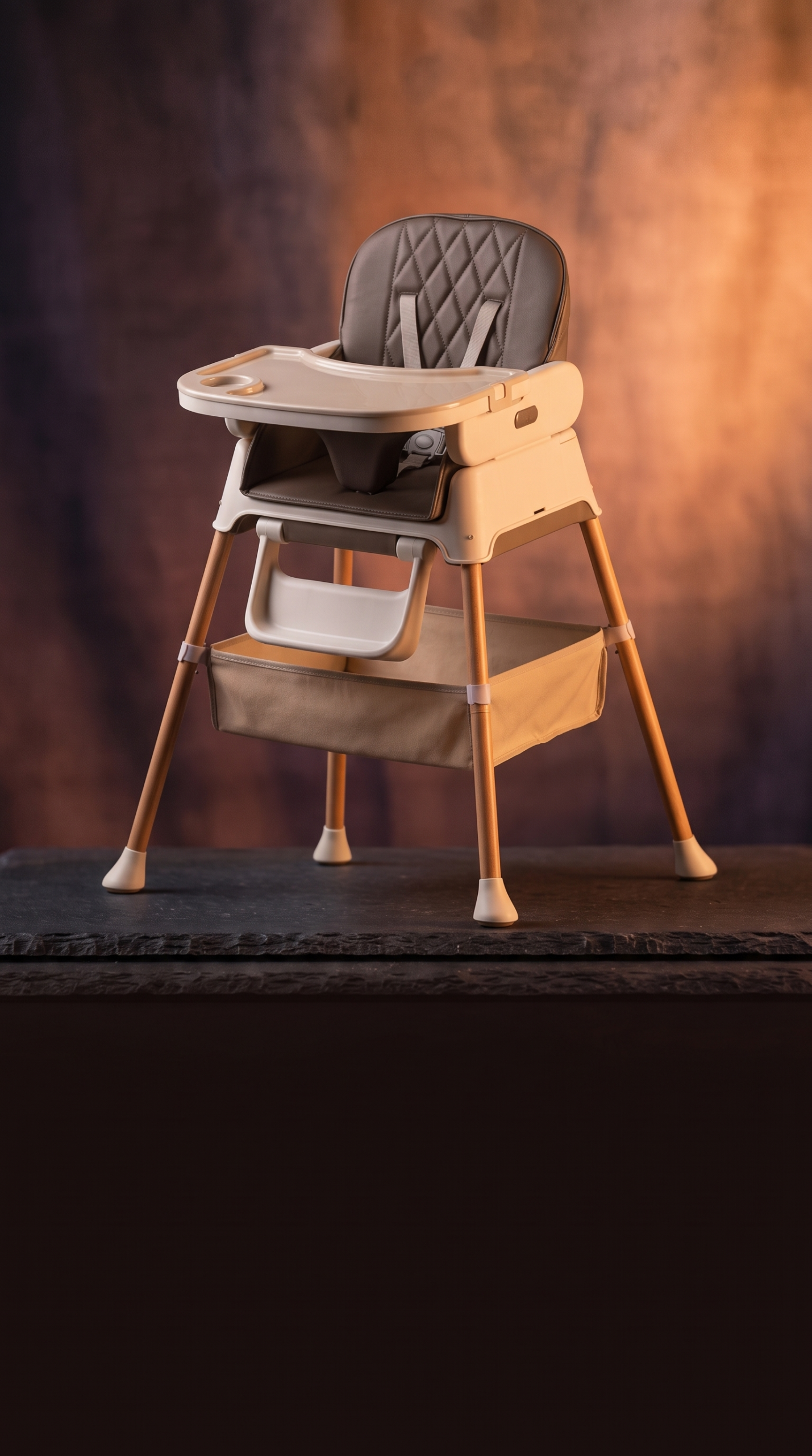 Der mitwachsende Stuhl für den Tisch