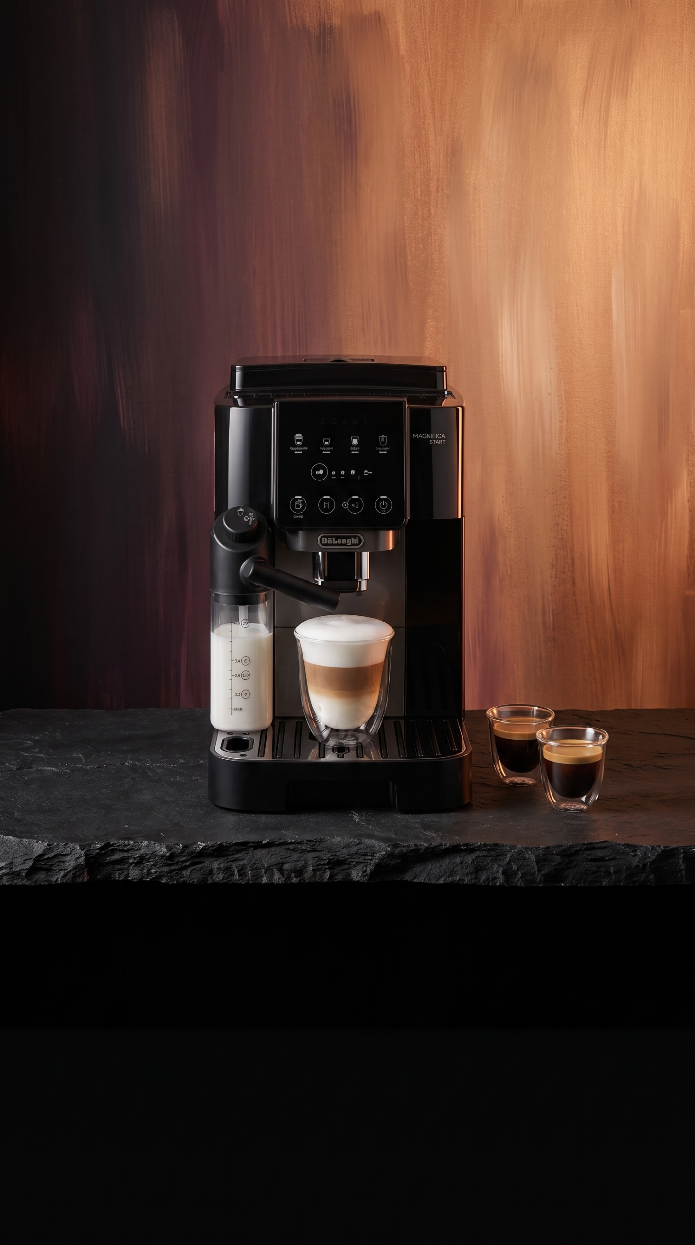 Der schwarze Vollautomat für den Espresso