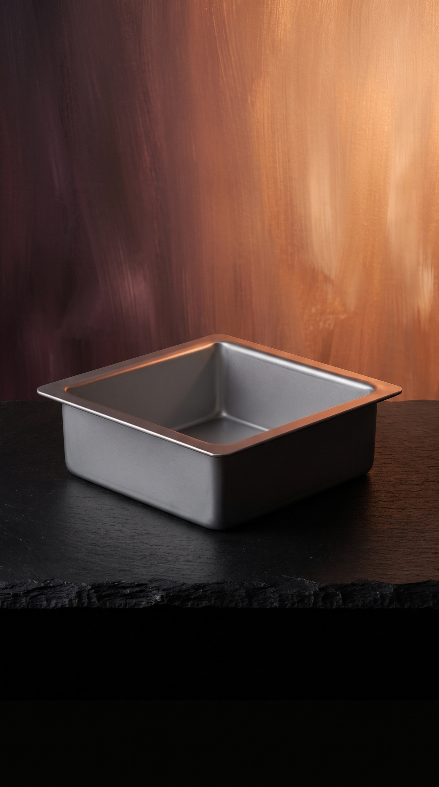 Die tiefe Form aus eloxiertem Aluminium