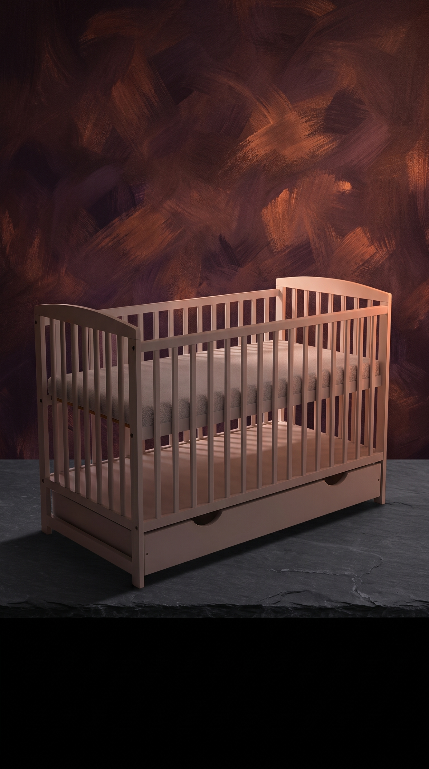 Das Babybett mit Schublade, das mitwächst