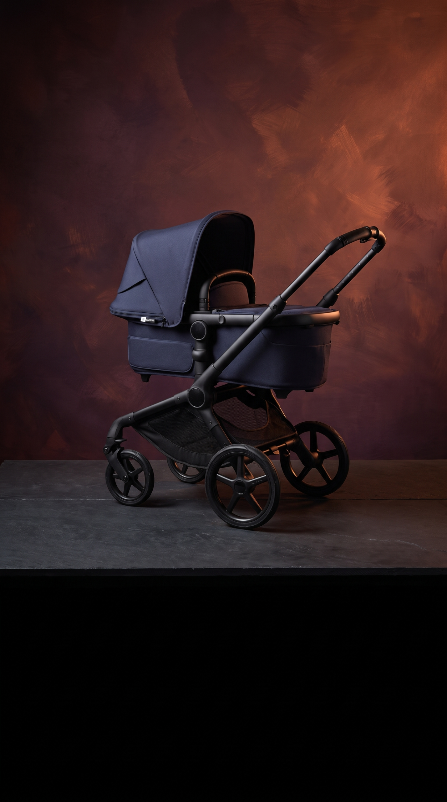 Der Kinderwagen mit der Liegewanne für jedes Gelände