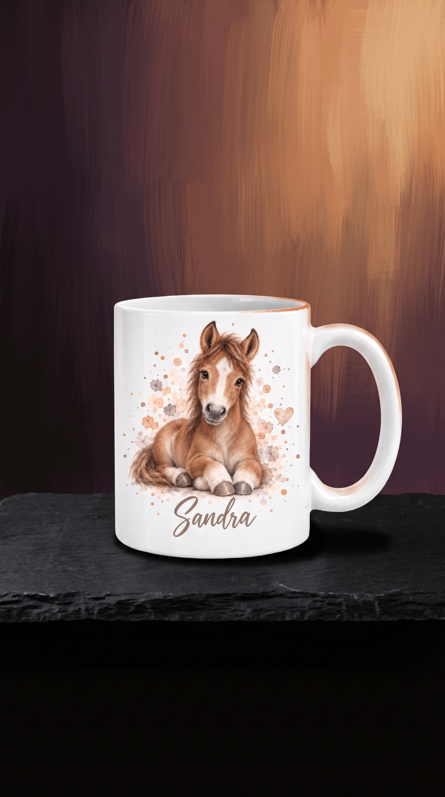 Die Tasse mit dem eigenen Namen